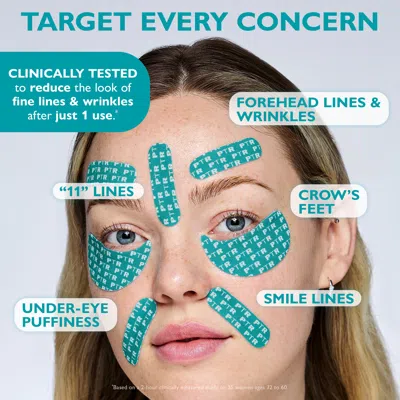Peter Thomas Roth Peptide Skinjection™ Peptide-infused Face & Eye Tape In Transparent