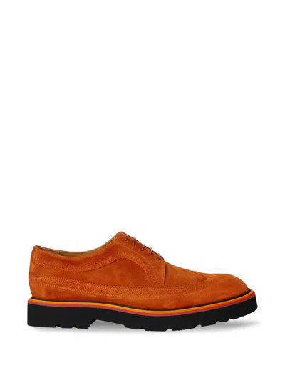 Paul Smith Count Suede Brogues In Brown