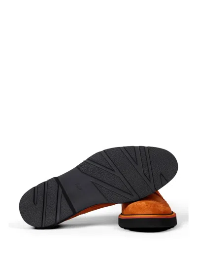 Paul Smith Count Suede Brogues In Brown