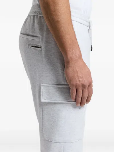Peserico Drawstring Cargo Pants In Gray