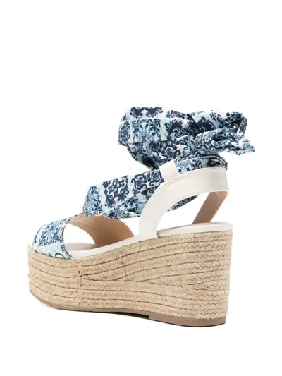 Liu •jo Bali 03 Ankle-strap Platform Sandals In Multi