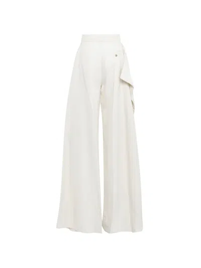 A.w.a.k.e. Slit-knee Draped Pants In Multi