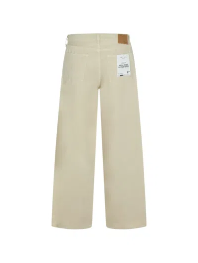 Rag & Bone Sofie Ultra-wide-leg Jeans In Neutral
