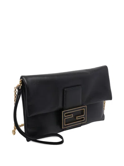 Fendi Valentino Garavani Vlogo Signature Velvet Slingback Pumps In Black