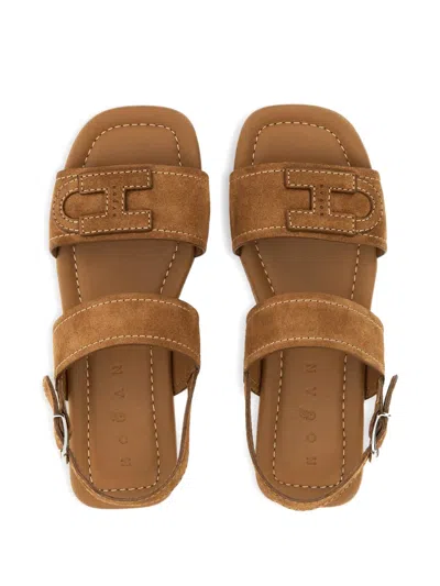 Hogan Heeled Sandal Woman Color Brown