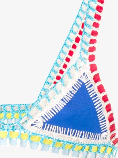 Shop Kiini Crochet Tuesday Bikini In Blue