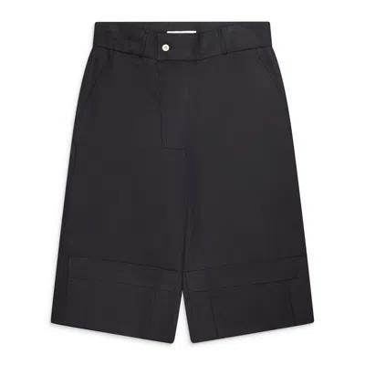 Bryan Jimene`z Bryan Jimenez Denim Bunker Bermudas Black In Multi
