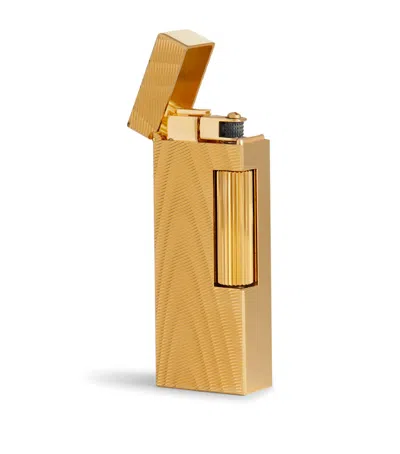 Dunhill Gold-plated Rollagas Lighter In Gold