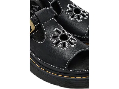 Dr. Martens Dunnet Flower Full Grain Leder Sandalen In Black