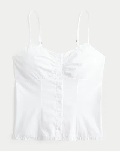 Hollister Button Front Tank In Multi