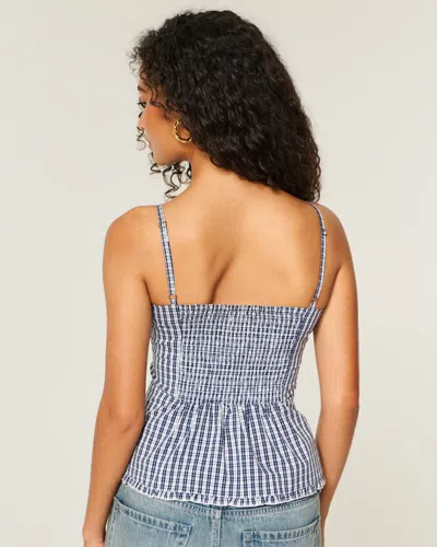 Hollister Button Front Tank In Multi