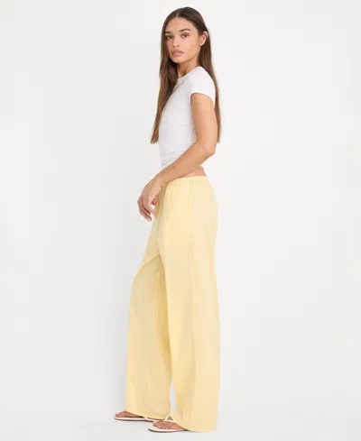 Good American Poplin Pull On Pants In Multi