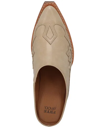 Frye And Co Irlene Mule In White