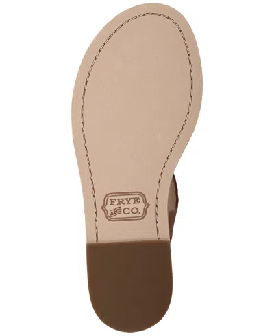 Frye And Co Bucky T-strap In Brown