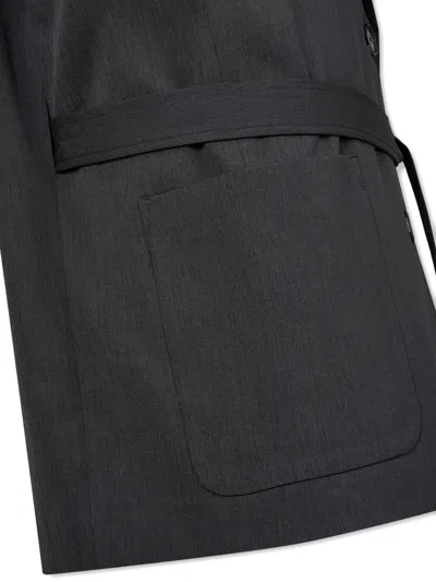 Tomboy Belted Button-back Jacket In Multi