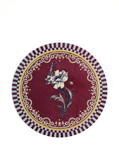 La Doublej Disk Placemats Set Of 2 In Red