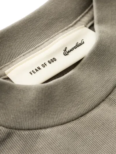 Essentials Logo-print T-shirt In Neutral