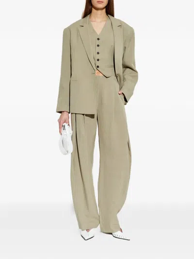 Iro Single-breasted Blazer In Brown