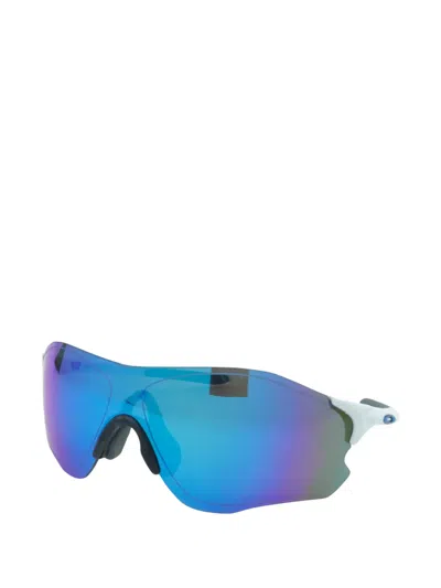 Oakley Evzero Path Geometric-frame Sunglasses In Blue