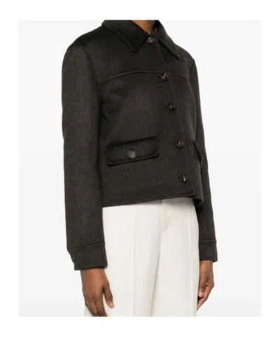 Brunello Cucinelli Flap-pocket Jacket In Black