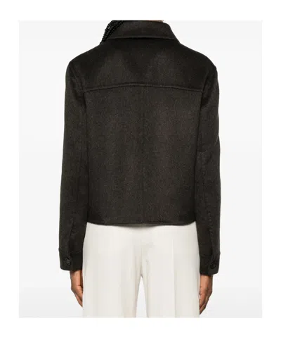 Brunello Cucinelli Flap-pocket Jacket In Black