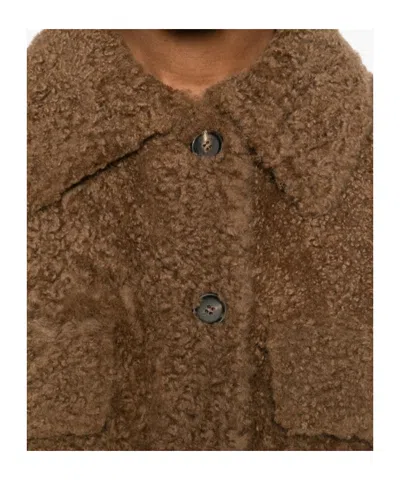 Brunello Cucinelli Button-up Jacket In Brown