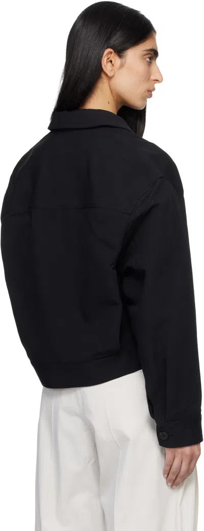 Studio Nicholson Calder Patch-pocket Jacket In Black