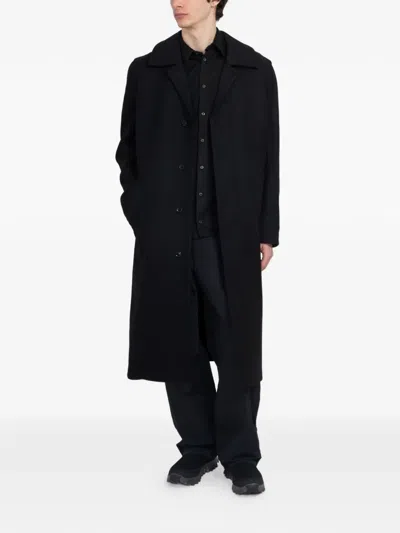 Rier Loden Coat Classic In Black