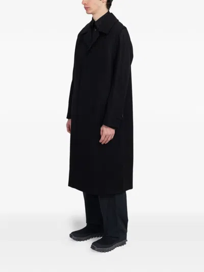 Rier Loden Coat Classic In Black