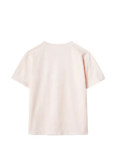 Maison Kitsuné Fox Head Patch T-shirt In Pink