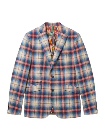 Abseits Plaid-check Blazer In Multi