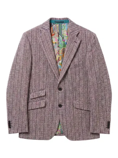 Abseits Graphic-lining Single-breasted Blazer In Multi