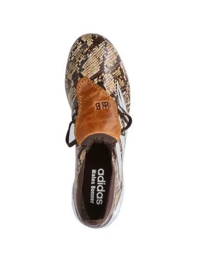Adidas Originals X Wales Bonner Predator Elite Snakeskin-effect Sneakers In Brown