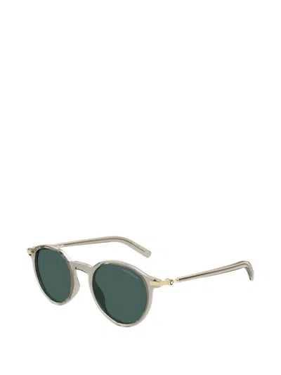 Montblanc Round-frame Sunglasses In Multi