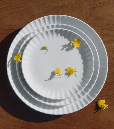 Georg Jensen Bernadotte Stackable Lunch Plate In White