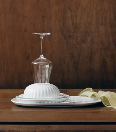 Georg Jensen Bernadotte Stackable Lunch Plate In White
