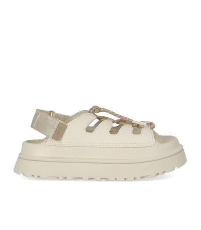 Ugg Goldenglow Toggle Platform Sandals In White