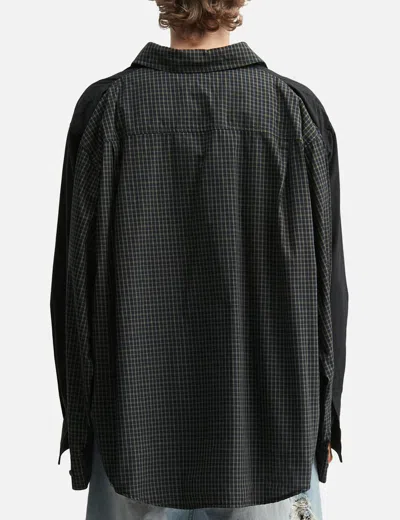 Protocol Index Four Hands Check Shirts In Black