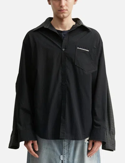 Protocol Index Four Hands Check Shirts In Black