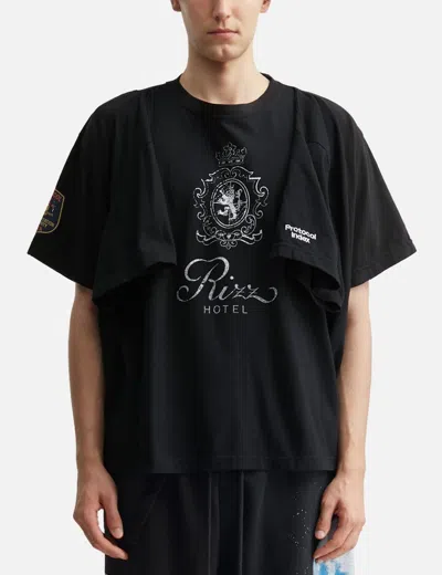 Protocol Index Four Hands T-shirts In Black