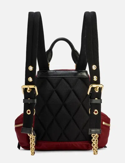 Burberry Nylon Mini Backpack In Red