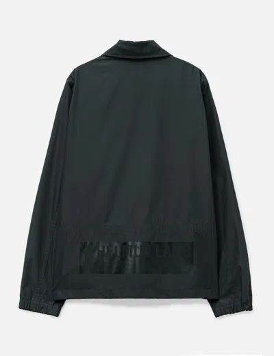 Helmut Lang Button Down Nylon Jacket In Black