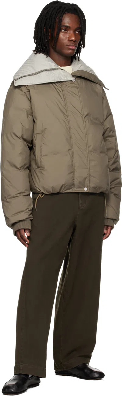 Entire Studios Gully Belt Trousers In Brown