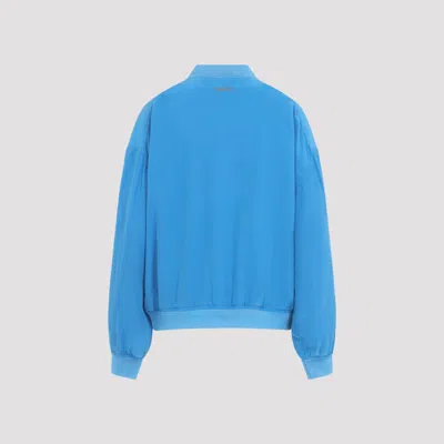 Versace Bomber Jackets Blue In Blue