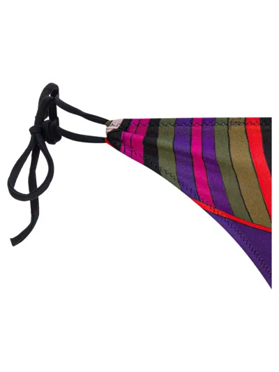 Pucci Iride Print Bikini Bottom In Multi