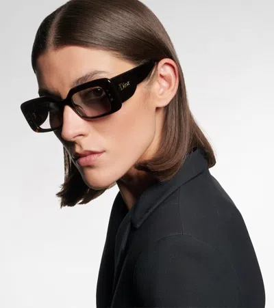 Dior Luckycharms S1i Rectangular Sunglasses In Pink