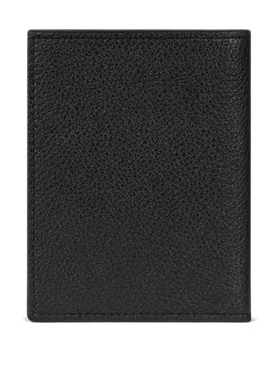 Givenchy Grained Leather Card Holder In Black