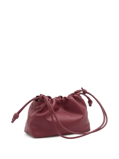 Loewe Medium Flamenco Purse In Mellow Nappa Lambskin For Woman In Red