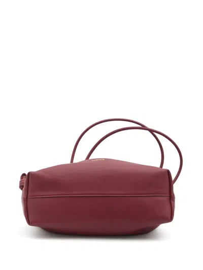 Loewe Medium Flamenco Purse In Mellow Nappa Lambskin For Woman In Red