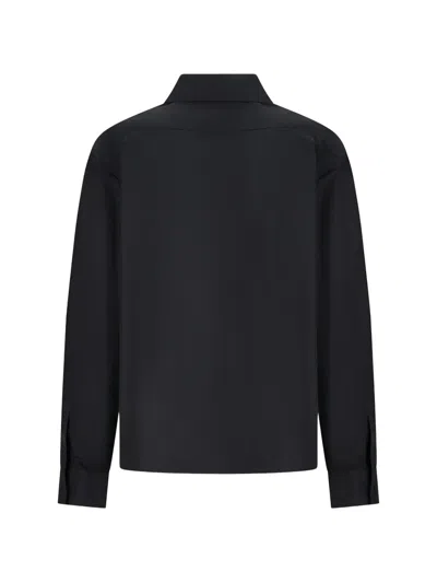 Max Mara Flap-pocket Shirt In Black